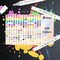 240 Colors Alcohol Markers for Artists, Free APP for Coloring, Dual Tips Alcohol-Based Markers for Drawing,Painting and Sketching, Great Gift Idea for Kids and Adults